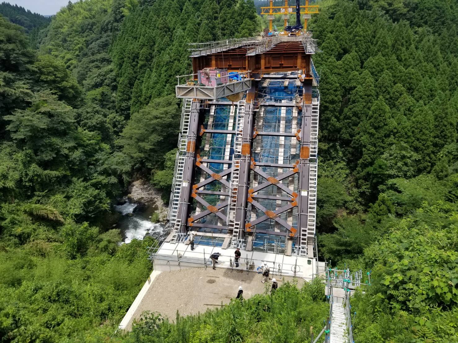 橋梁架設工事